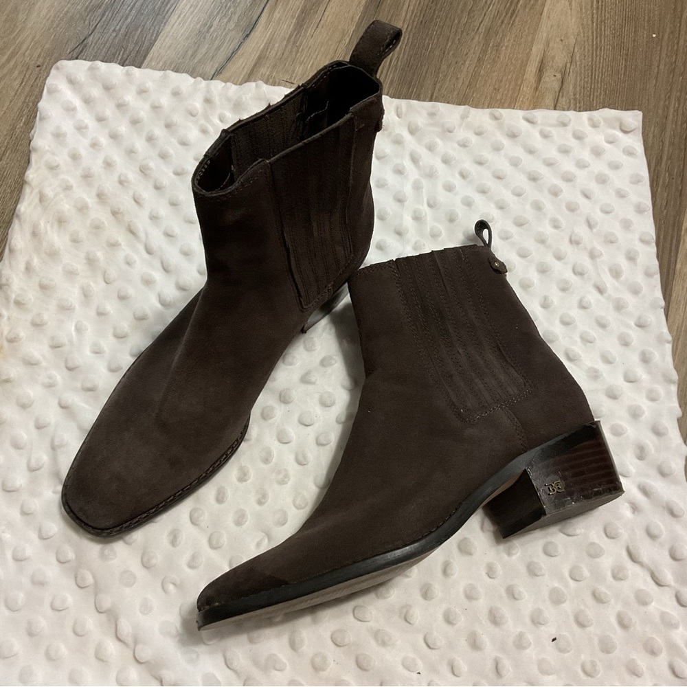 Sam Edelman Brown Suede Leather Size 7.5
